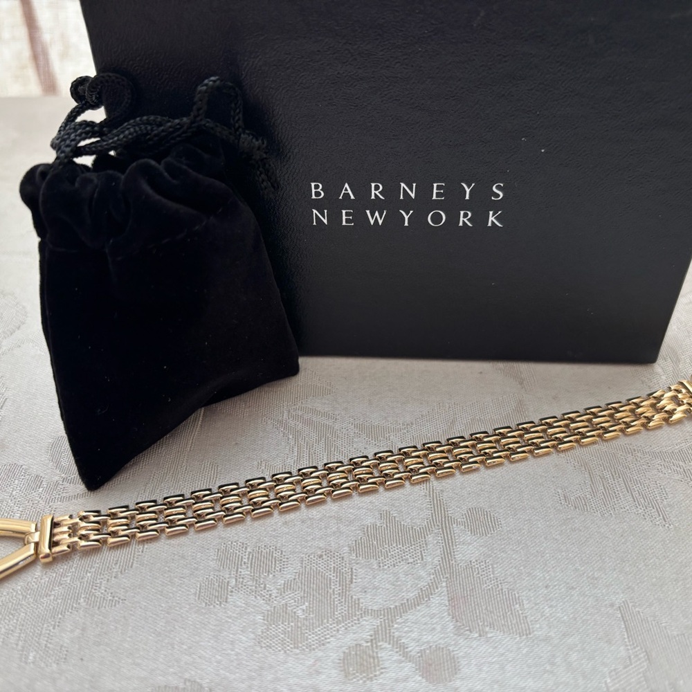 🆕 Barneys NY Panther Link Horsebit Bangle 😍 - Picture 3 of 9